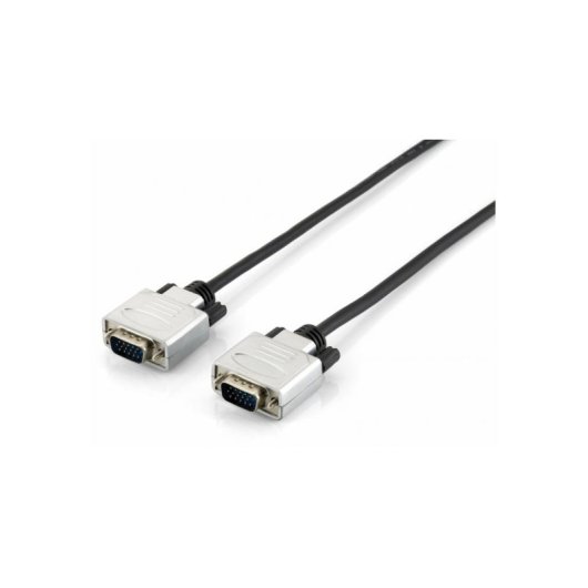 Cable VGA EQUIP 30 m Negro y Plata Conectores Macho HDB 15