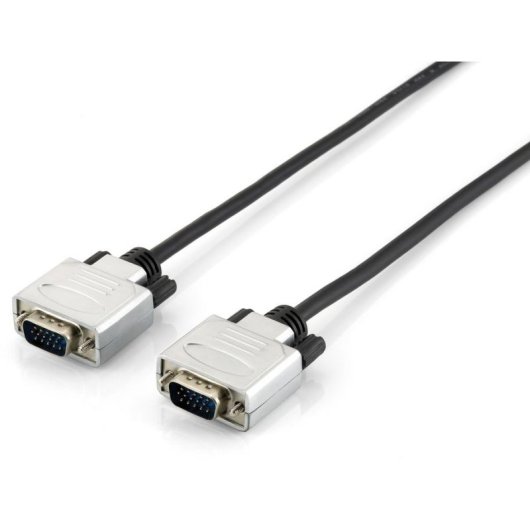 Cable VGA EQUIP 15 m Negro y Plata
