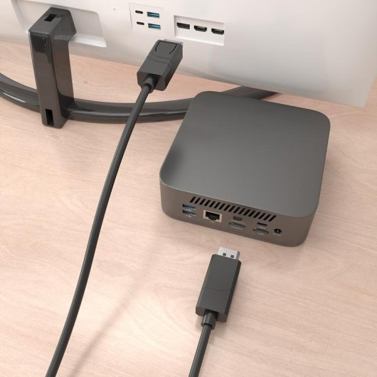 Cable DisplayPort 1.4 AISENS 8K@60Hz Negro 0.6m