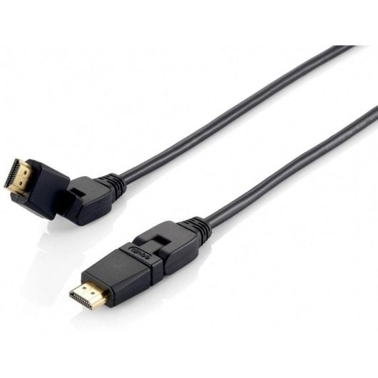 Cable HDMI 2.0 Giratorio EQUIP 5 m 4K/30 Hz Conectores Dorados