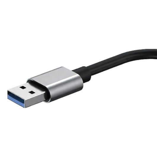 Scheda di Rete IGGUAL Adattatore USB-A 3.0 a RJ45 Gigabit 1000 Mbit/s Argento