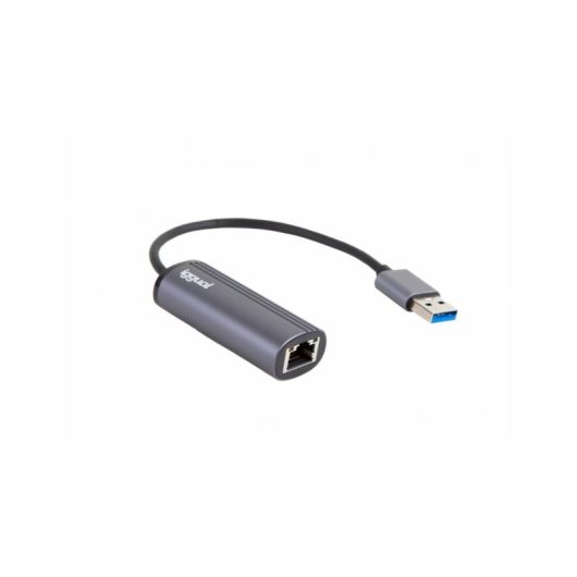 Scheda di Rete IGGUAL Adattatore USB-A 3.0 a RJ45 Gigabit 1000 Mbit/s Argento