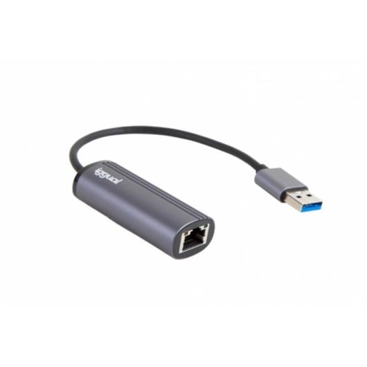 Scheda di Rete IGGUAL Adattatore USB-A 3.0 a RJ45 Gigabit 1000 Mbit/s Argento