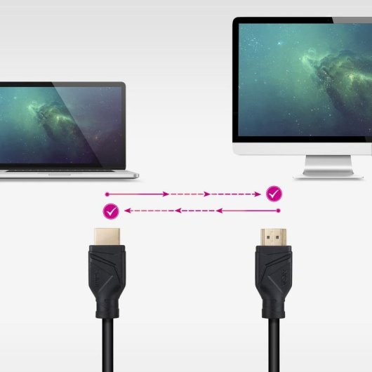 HDMI 2.1 Kabel Nanocable 8K@60Hz 48Gbps 1.5m Schwarz