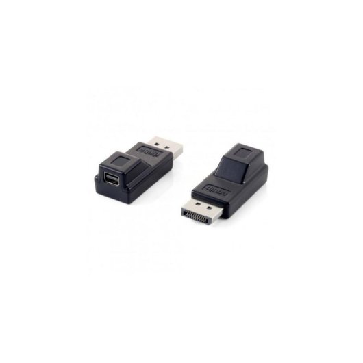 Adaptador DisplayPort a Mini DisplayPort EQUIP Macho-Hembra Negro