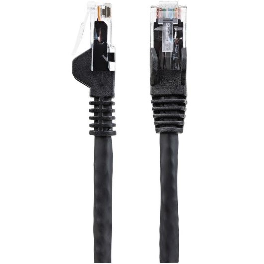 Cable Ethernet CAT6 StarTech 10m LSZH Snagless PoE 100W Negro
