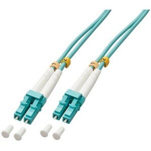 Cable de fibra óptica Lindy LC/LC OM3 5 m bidireccional completo