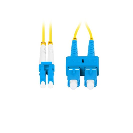 Cavo fibra ottica Lanberg 1 m SC-LC G.657.A1 giallo