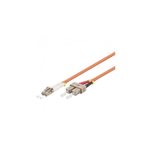 Cable de fibra óptica multimodo WP 10 m LC-SC OM1 naranja