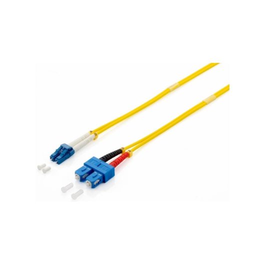 Cable de fibra óptica Equip 254331 1 m OS2 LC a SC amarillo