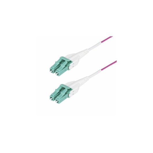 Cable de Fibra Óptica Multimodo OM4 LC a LC 15m Violeta Érica StarTech.com