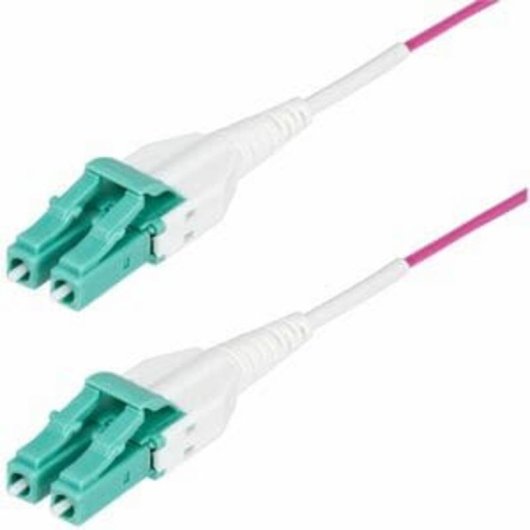 Cable de Fibra Óptica Multimodo OM4 LC a LC UPC 1m Violeta Érica StarTech.com