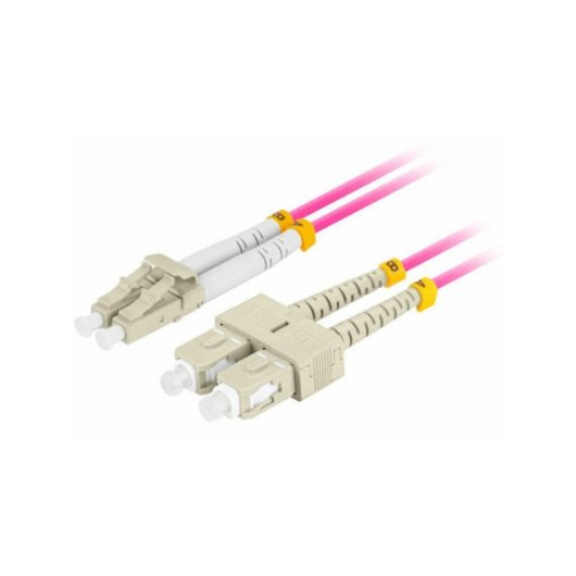 Cable de fibra óptica Lanberg FO-LUSU-MD41-0020-VT 2 m LC/SC OM4