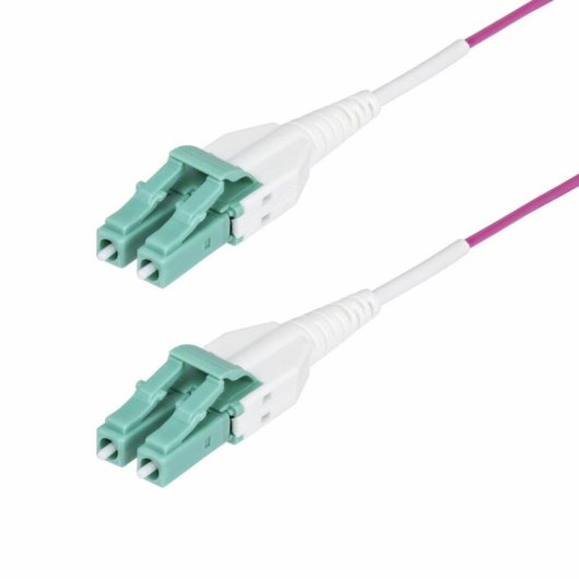 Cable de Fibra Óptica Multimodo OM4 LC a LC 40m Violeta Érica StarTech.com