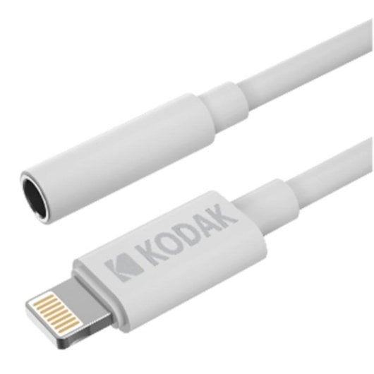 Adaptador Áudio 3,5 mm para Lightning Kodak para iPhone e iPad