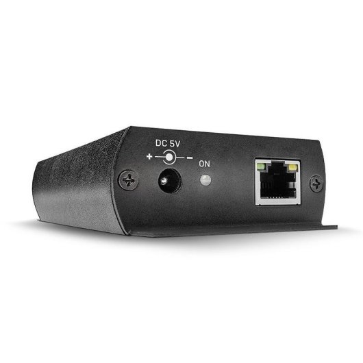 Ripetitore di rete Lindy 480 Mbit/s 280 m Cat5e Cat6 Alluminio nero
