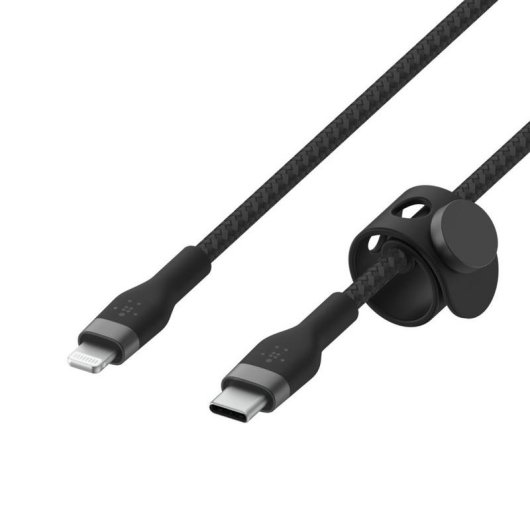 Cabo Belkin BoostCharge Pro Flex USB-C a Lightning 3 m Preto