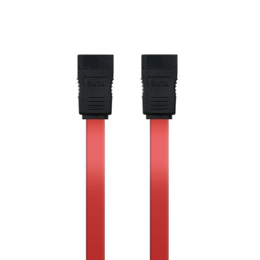 Cable SATA Nanocable 10.18.0101 0,5 m Macho/Macho Noir/Rouge
