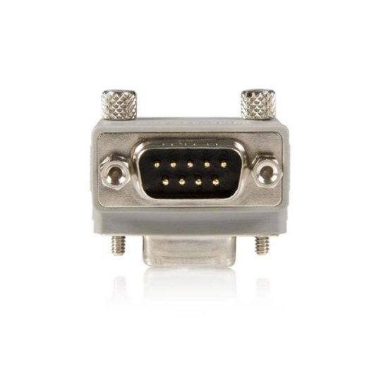 Adaptador de cable serie DB9 a DB9 en ángulo derecho StarTech.com Macho a Hembra Gris