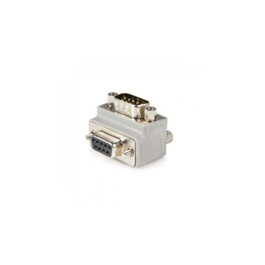 Adaptador de cable serie DB9 a DB9 en ángulo derecho StarTech.com Macho a Hembra Gris