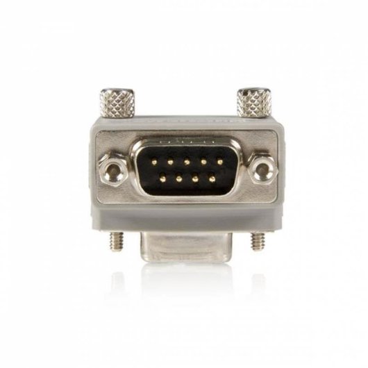 Adaptador de cable serie DB9 a DB9 en ángulo derecho StarTech.com Macho a Hembra Gris