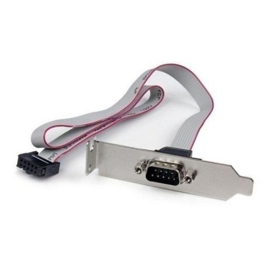 Placa Serie Perfil Bajo StarTech.com DB9 a IDC 10 Pines Small Form Factor