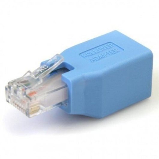 Rollover-Adapter für Cisco-Konsole mit RJ45-Ethernet-Kabel StarTech.com M/H Blau