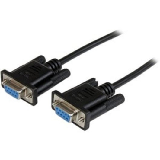 Cable Nulo Módem Serie RS232 DB9 Hembra a Hembra 1m StarTech.com Negro