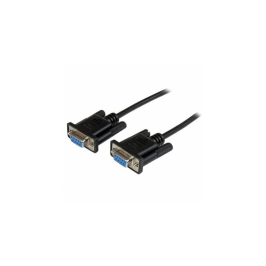 Cable Nulo Módem Serie RS232 DB9 Hembra a Hembra 1m StarTech.com Negro