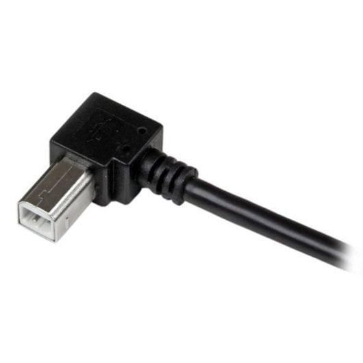 Cable USB 2.0 para Impresora StarTech.com 1m Conector A Macho y B Macho en Ángulo Derecho