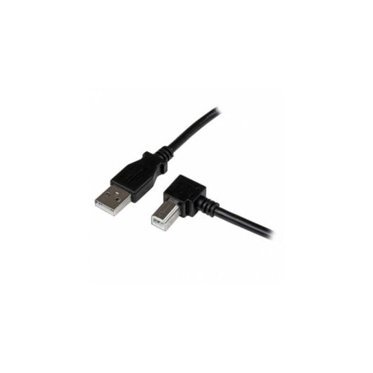 Cable USB 2.0 para Impresora StarTech.com 1m Conector A Macho y B Macho en Ángulo Derecho