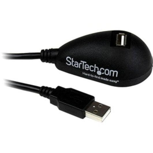 Cable d'extension USB 2.0 StarTech.com 1,5 m mâle vers femelle pour bureau noir
