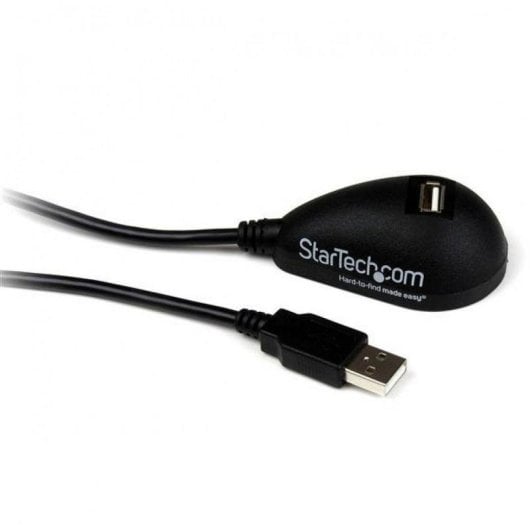 Cable d'extension USB 2.0 StarTech.com 1,5 m mâle vers femelle pour bureau noir
