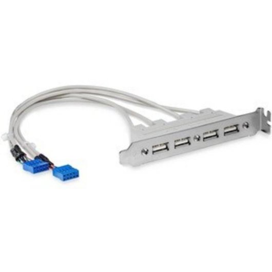 Cabezal Bracket 4 Puertos USB 2.0 StarTech USBPLATE4