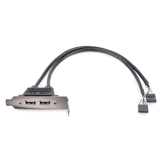 Carte Adaptateur USB 2.0 StarTech.com Profil Bas 2 Ports IDC
