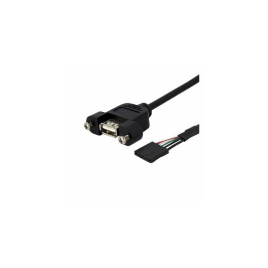 Cable USB 2.0 para Montaje en Panel StarTech.com 30 cm Hembra USB A