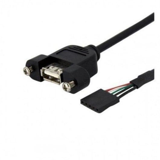 Cable USB 2.0 para Montaje en Panel StarTech.com 30 cm Hembra USB A