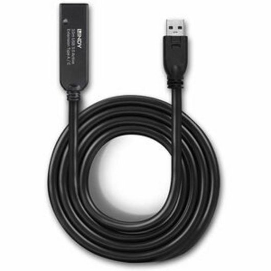 Cable USB Lindy 43376 10 m USB A a USB C 3.2 Gen 1 5 Gbit/s Negro