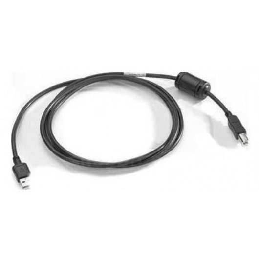 Cable Universal USB A a B Zebra 2,25 m Negro