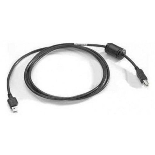 Cable Universal USB A a B Zebra 2,25 m Negro