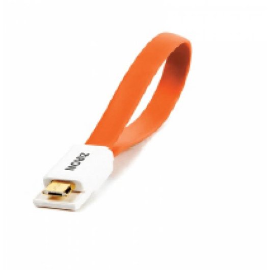 Cable USB 2.0 Ziron ZR204 0,2 m Naranja Micro-USB