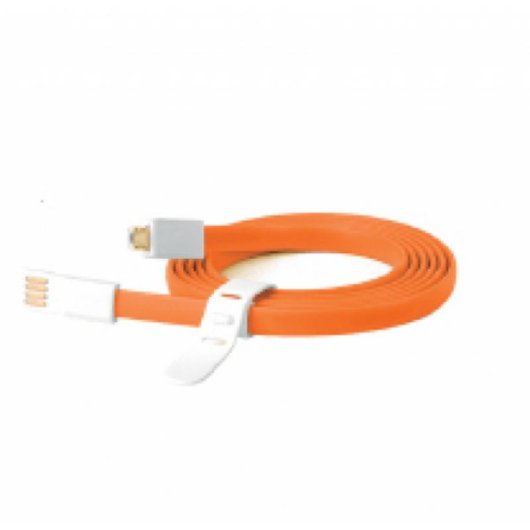 Cable USB 2.0 Ziron ZR209 1,5 m Naranja con Conectores USB A y Micro-USB A