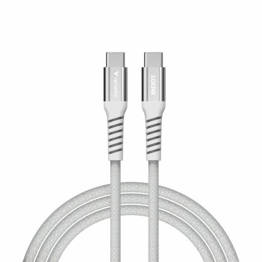 Cable USB C a USB C Verbatim 1,2 m USB 2.0 Gris