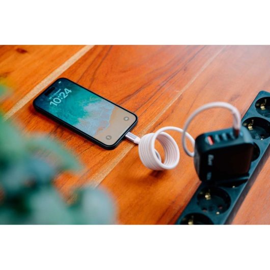 Cable USB C a USB C Verbatim 1,2 m USB 2.0 Gris