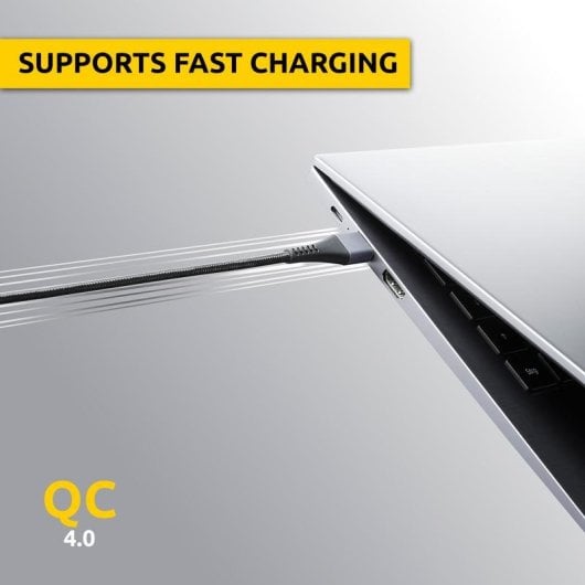 USB-C-Kabel Intenso A315C 1,5 m Schnellladung 60 W schwarz