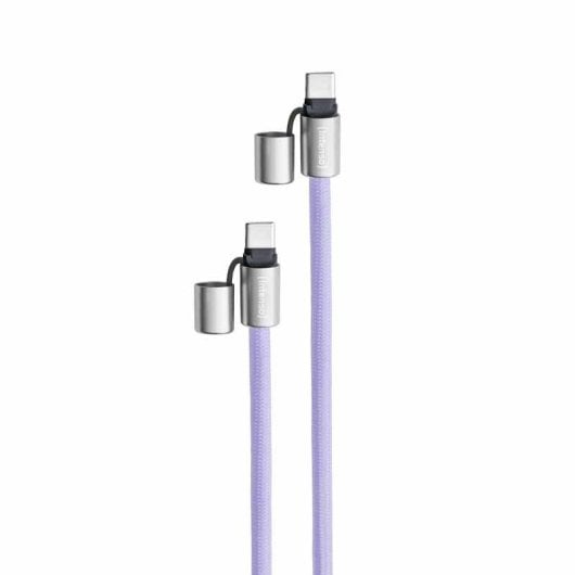 Collar USB-C a USB-C Intenso Handykette 1,65 m Púrpura Carga Rápida 60 W