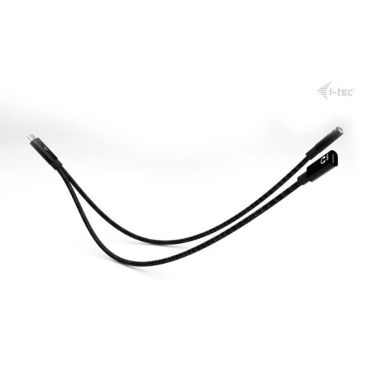 USB-C Splitter I-Tec Audio/Daten + Power Delivery 100W 0,3 m