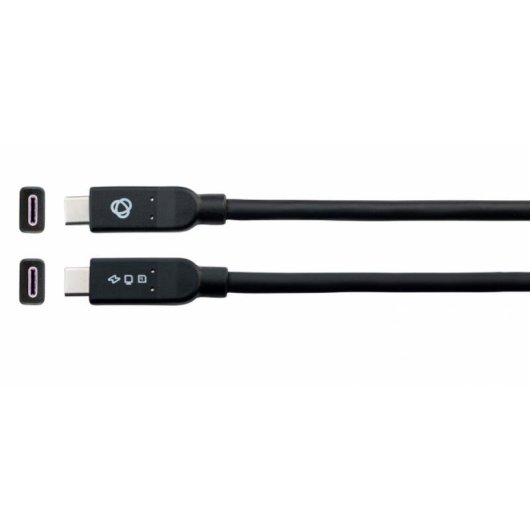Cable USB C Kramer Electronics 4,6 m USB 3.2 Gen 2 10 Gbit/s Noir