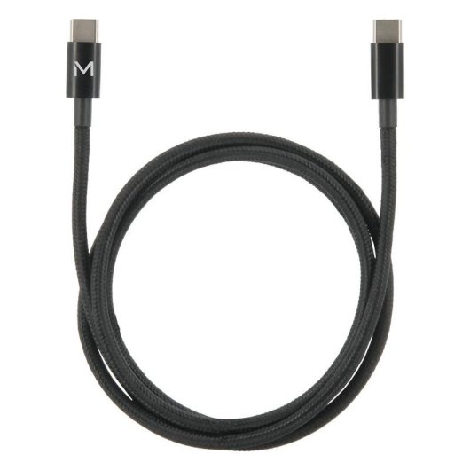 Kabel USB C zu USB C Mobilis 1 m USB 2.0 Schwarz