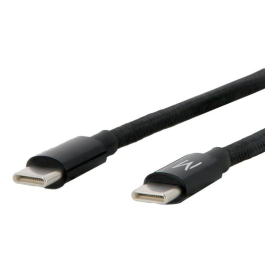 Kabel USB C zu USB C Mobilis 1 m USB 2.0 Schwarz